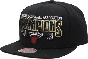 Mitchell And Ness NBA Miami Heat 2013 Champions Snapback Cap Schwarz