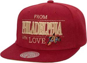 Mitchell And Ness NBA Philadelphia 76ers Love Snapback Cap Rot