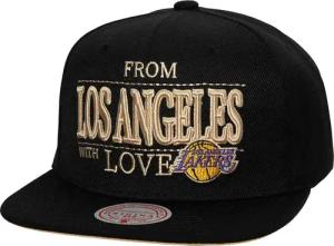 Mitchell And Ness NBA Los Angeles Lakers Love Snapback Cap Schwarz