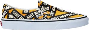 Vans Slip-on Classic Shit Happens Sneaker Gelb