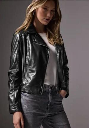 Street One Studio Frauen Biker Jacke in Schwarz, Gr: 46