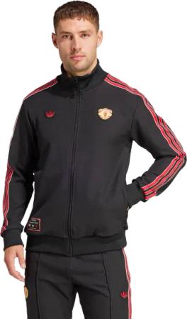 Adidas Manchester United Herren Trainingsoberteile - Schwarz - Größe: S - Poly Tricot - Foot Locker