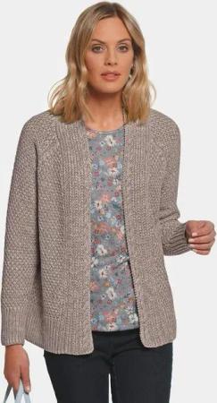 GOLDNER Strickjacke Zeitlose Strickjacke in Grobstrick