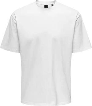 ONLY & SONS T-Shirt - oversize kurzarm Shirt - Basic T-Shirt einfarbig - uni Shirt