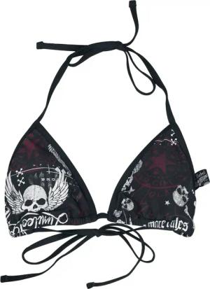 Rock Rebel by EMP - Rock Bikini-Oberteil - M bis XXL - für Damen - Größe XXL - schwarz
