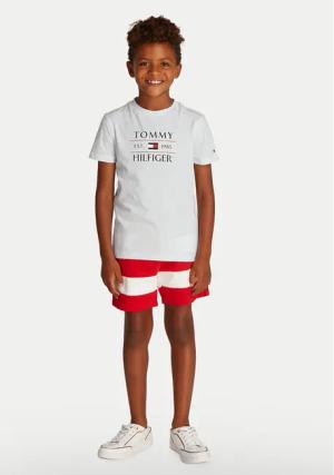 Tommy Hilfiger T-Shirt KB0KB09538 D Weiß Regular Fit
