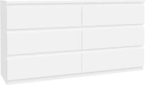 FORTE Kommode "Edmore", große Kommode, grifflose Front, Stauraum, 6 Schubladen