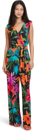 Vera Mont Overall "Vera Mont Jumpsuit mit Bindegürtel", (1 tlg.), Druck