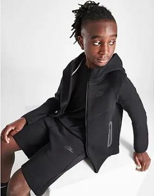 Nike Tech Fleece Shorts Kinder, Black