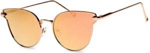 Caspar Sonnenbrille SG043 große Damen Cat Eye Katzenauge Sonnenbrille