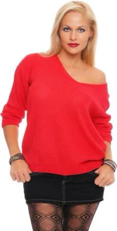 Mississhop V-Ausschnitt-Pullover Damen Strick Pullover Sweatshirt Pulli 3011