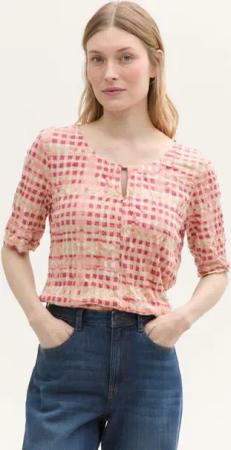 TOM TAILOR T-Shirt Crinkle Blusenshirt