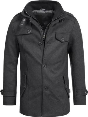 Indicode Kurzmantel Indicode Herren Brandon Kurzmantel mit Stehkragen