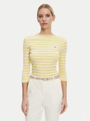 Tommy Hilfiger Bluse New Cody WW0WW40589 Gelb Slim Fit