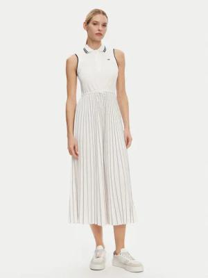 Tommy Hilfiger Kleid für den Alltag WW0WW45167 Weiß Regular Fit