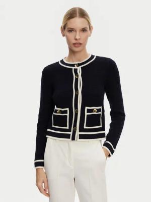 Luisa Spagnoli Strickjacke Macori 58615 Schwarz Slim Fit