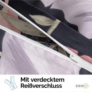 yadetextil Bettwäsche Bettwäsche 200x220 cm. 3 teilig set Hena, Renforce, 3 teilig, Hena