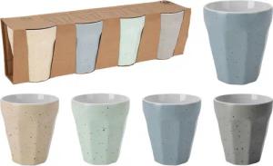 Kaffeebecher multicolor Porzellan