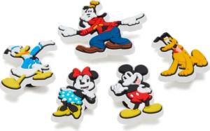 Crocs Schuhanstecker "Jibbitz™ Disneys Mickey & Friends", (Set, 5 tlg., Kein Spielzeug. Nicht für Kinder unter 3 Jahren geeignet), Schuh Charm für Fans von Mickey und seine Freunde
