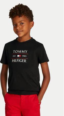 Tommy Hilfiger T-Shirt KB0KB09538 D Schwarz Regular Fit