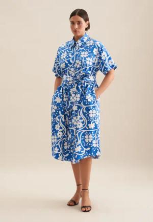 Kleid Druck