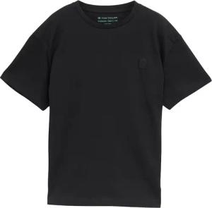 TOM TAILOR Jungen Oversize T-Shirt, schwarz, Uni, Gr. 176