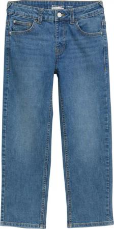 TOM TAILOR Jungen Straight Jeans, blau, Uni, Gr. 152
