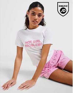 JUICY COUTURE Hot Girl T-Shirt - Damen, White