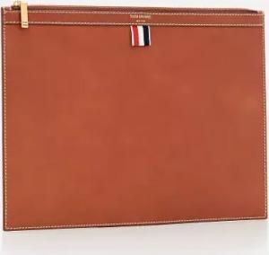 Thom Browne Portemonnaies - Medium Document Holder In TB Vacchetta - Gr. unisize - in Braun - für Damen