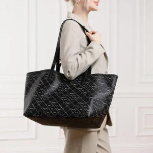 Zadig & Voltaire Shopper - Z Shopper XL Monogram - Gr. unisize - in Schwarz - für Damen
