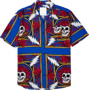 Market Bandana Border F1408 T-shirt Blau