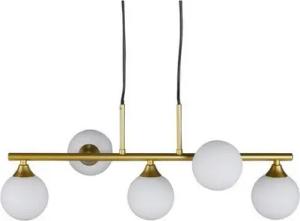 BOURGH Hängeleuchten Deckenleuchte ORB - moderne Hängeleuchte gold mit 5 Glasbechern