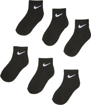 Nike Kids Unisex Socken - Schwarz - Größe 23.5 - 27 - Poly Jersey