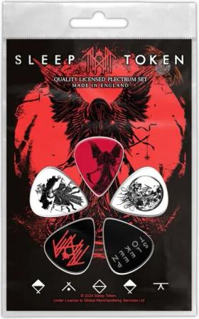 Sleep Token Plektren-Set - Take Me Back To Eden - multicolor - Lizenziertes Merchandise!
