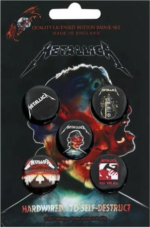 Metallica Button - Mix - multicolor - Lizenziertes Merchandise!