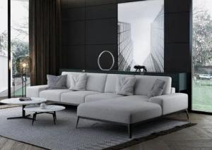 JVmoebel Ecksofa Ecksofa Polster Garnitur Wohnlandschaft L Form Designer Sofa Couch, 1 Teile, Made in Europa