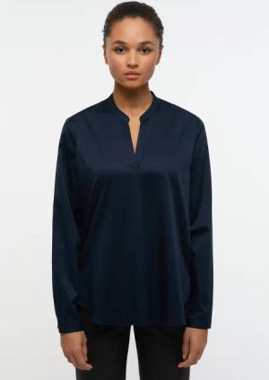 Eterna Longbluse "LOOSE FIT", EASY IRON (bügelleicht)
