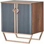 JVmoebel Kommode Kommode Braun Grau Zweifarbig Aktenschrank Arbeitszimmer Modern Design (Kommode), Made in Europa