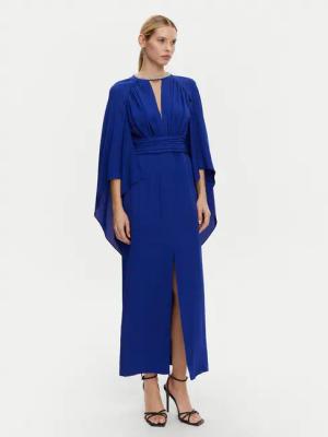 Luisa Spagnoli Abendkleid Predicato 541707 Blau Regular Fit