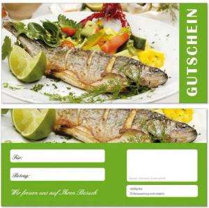 LYSCO Geschenkkarte Geschenkgutscheine Fische Angeln Erholung Gastronomie Restaurant, Fischfang Ködern Urlaub Entspannung Genuss