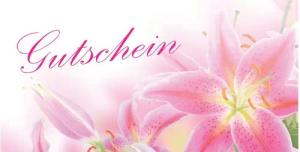 LYSCO Geschenkkarte Geschenkgutscheine Blumen Stäuße Floristik, Wellness Reise Urlaub Touristik Hotel Gastronomie