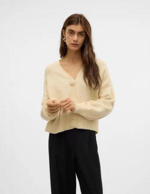 Vero Moda Strickjacke "VMCECILY LS V-NECK CARDIGAN GA"