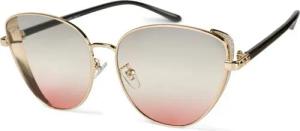 styleBREAKER Sonnenbrille Cateye Sonnenbrille mit Glitzer Side Shield (1-St) Gradient