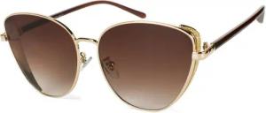 styleBREAKER Sonnenbrille Cateye Sonnenbrille mit Glitzer Side Shield (1-St) Gradient
