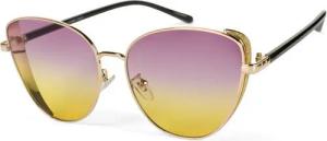 styleBREAKER Sonnenbrille Cateye Sonnenbrille mit Glitzer Side Shield (1-St) Gradient