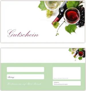 LYSCO Geschenkkarte Geschenkgutscheine Gastronomie Wein Restaurant Weinhandlung, Weinhandel Weintraube Trocken halbtrocken Spritzig Rosé Weiß- Rotwein