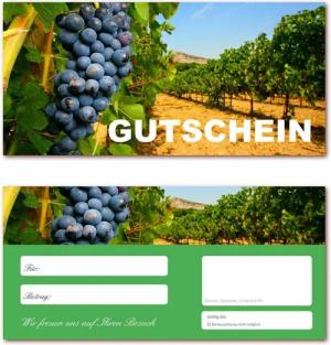 LYSCO Geschenkkarte Geschenkgutscheine Gastronomie Wein Restaurant Weinhandlung, Weinhandel Weintraube Trocken halbtrocken Spritzig Rosé Weiß- Rotwein