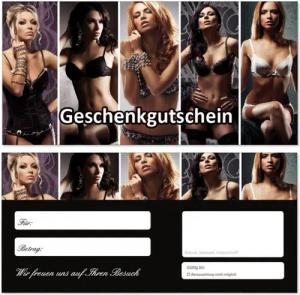 LYSCO Geschenkkarte Geschenkgutscheine Dessous Unterwäsche Romantik, Bekleidung Lingerie Liebe Unterwäsche
