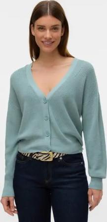Vero Moda Strickjacke VMNEWLEXSUN LS SHORT V-NECK CAR GA NOOS
