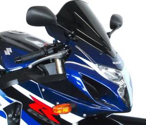 MRA Verkleidungsscheibe Racing R schwarz für GSX-R 600/750 04-05